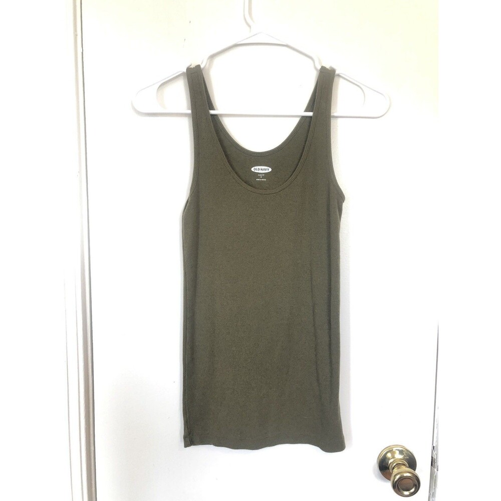 Y2k Army Green Tank Top Small